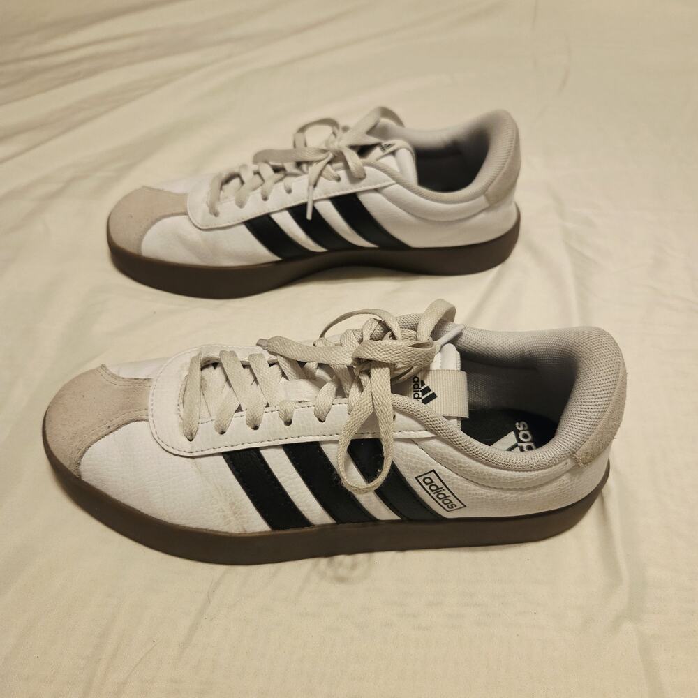 Adidas Womens VL Court 3.0 ID8797 White Casual Shoes Sneakers Size 8.5